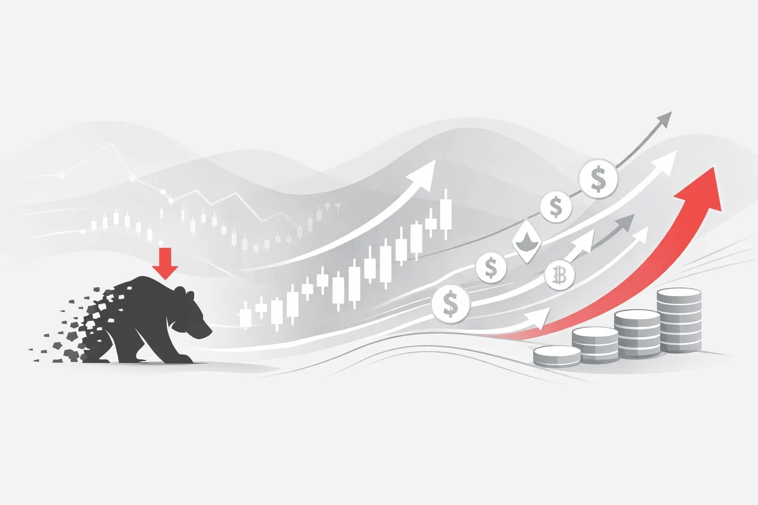 Market momentum visualization showing capital flows